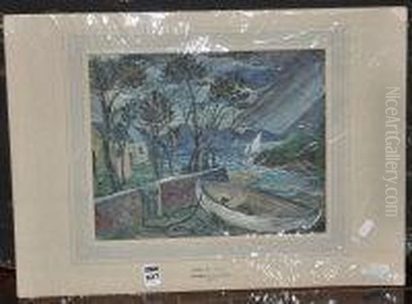 Icelandic Scene Oil Painting by Charles Murray