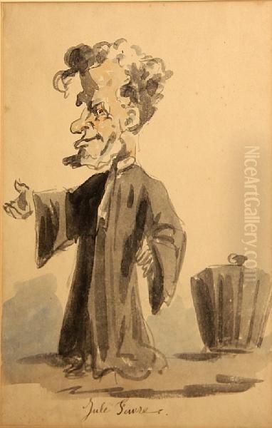 Jule Savre Oil Painting by Gaspard Felix Tournachon Nadar