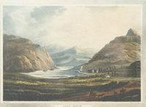 Views Of Scotland Oil Painting by John Claude Nattes