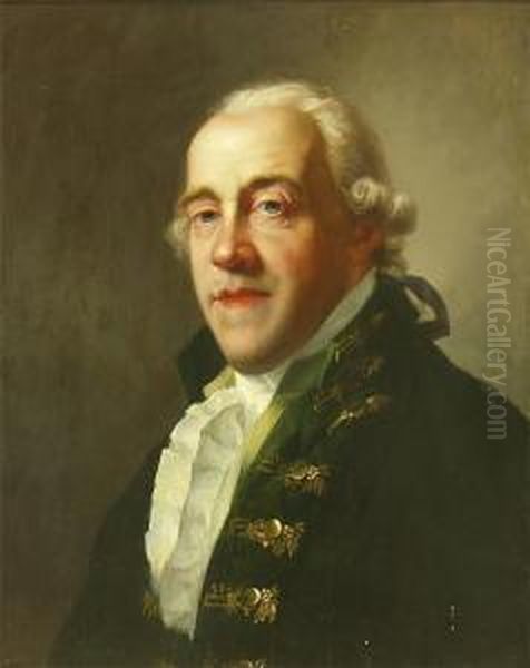 Protrait Des Karl Christian Joseph Prinz Von Sachsen Oil Painting by Naumann, Friedrich Gotthard
