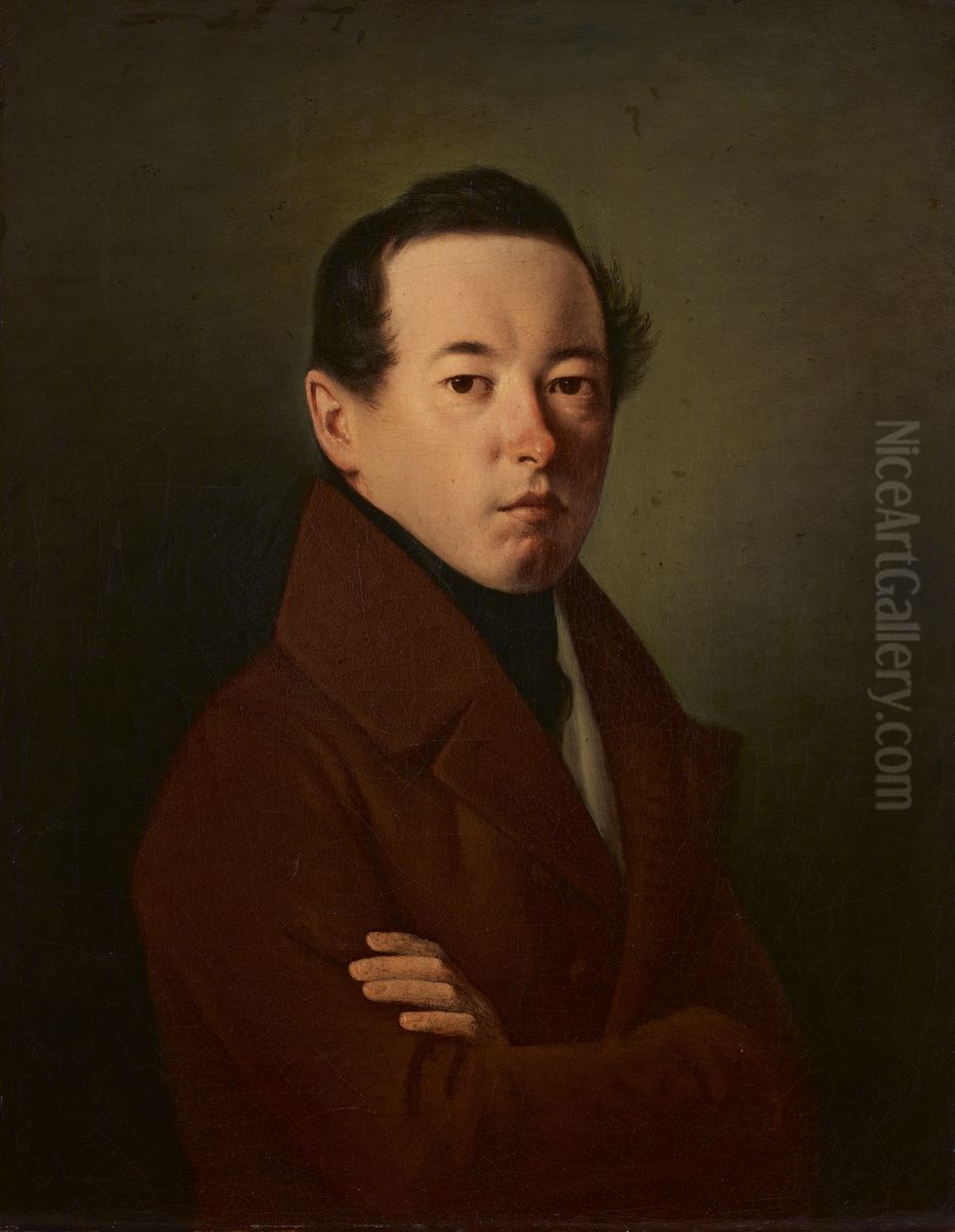 Self-portrait Oil Painting by Johann Michael Neder