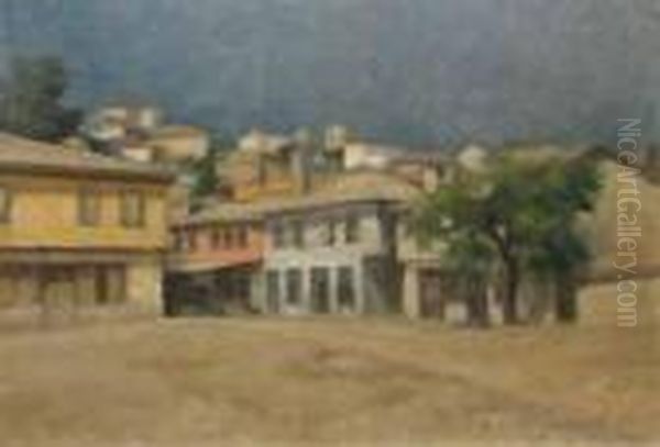 Balcic Oil Painting by Grigore Negosanu