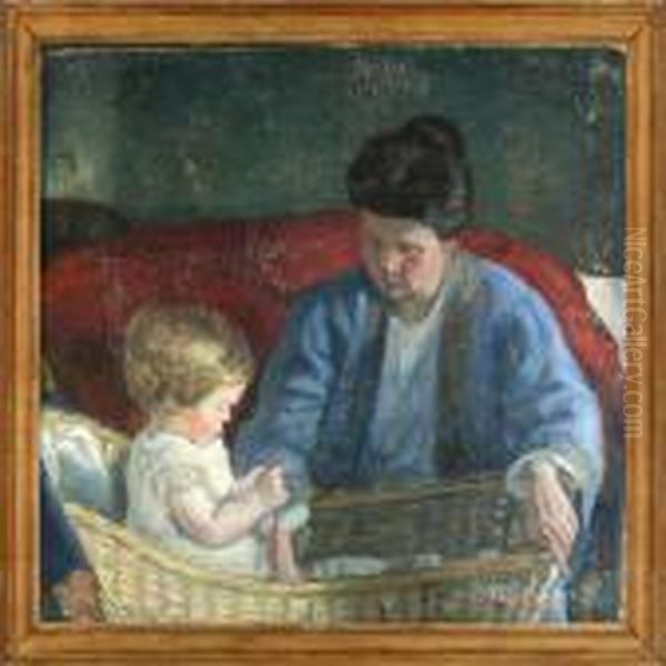 Morgenleg Oil Painting by Siegfried Neuhaus