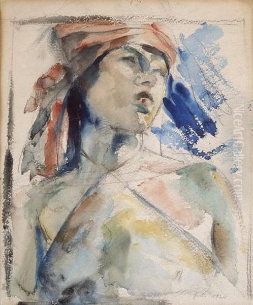 Pioneer Oil Painting by Anni Neumann