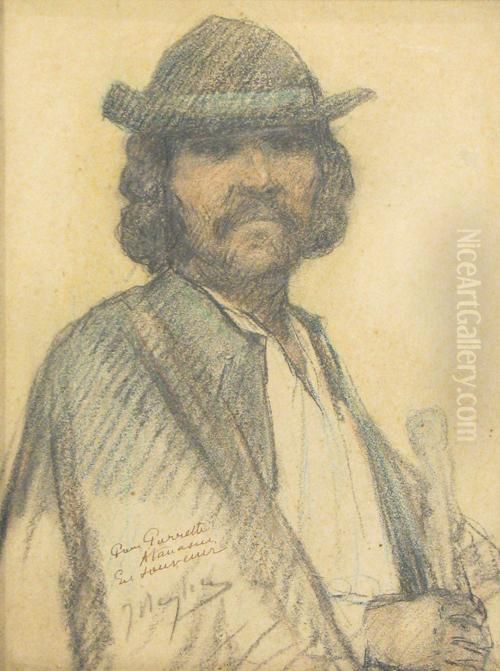 Peasant Oil Painting by Jean Neylies