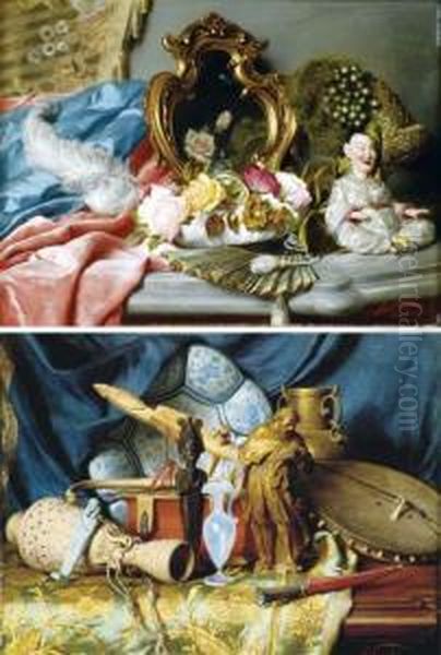 Roses Oil Painting by Herman Nigg