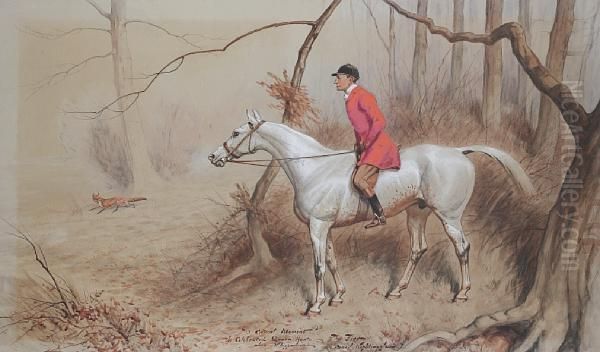 A Critical Moment Oil Painting by Basil J. Nightingale