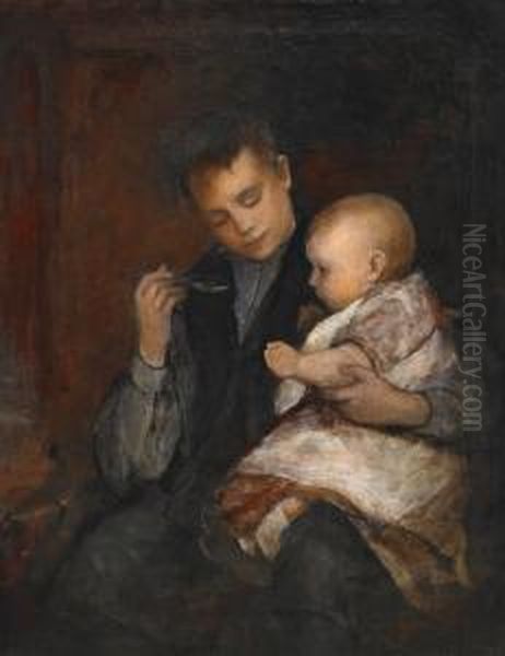 Lillan Matas Oil Painting by Anna Nordgren