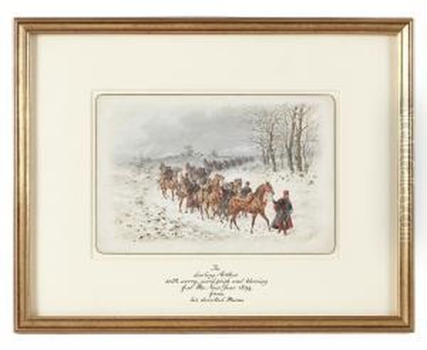 The 8th Hussars Oil Painting by Orlando Norie