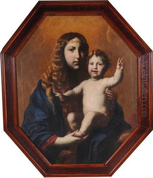 Madonna Col Bambino Benedicente 
Rivista Di Arte Antica E Moderna Oil Painting by Pietro Novelli