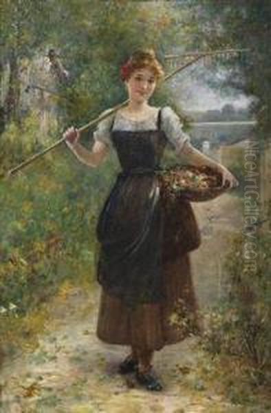 Returninghome Oil Painting by Ernst Nowak