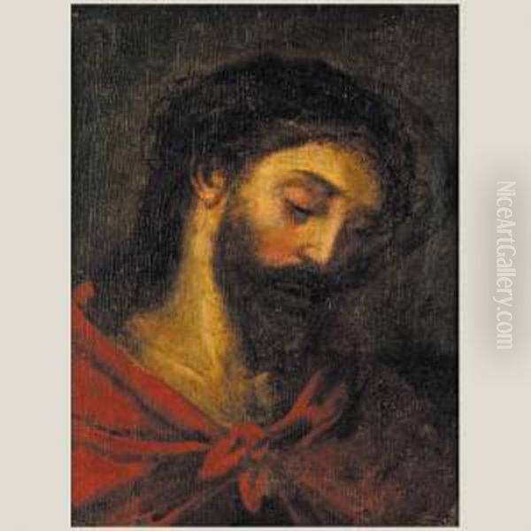 Ecce Homo Oil Painting by Eugenio Oliva Rodrigo