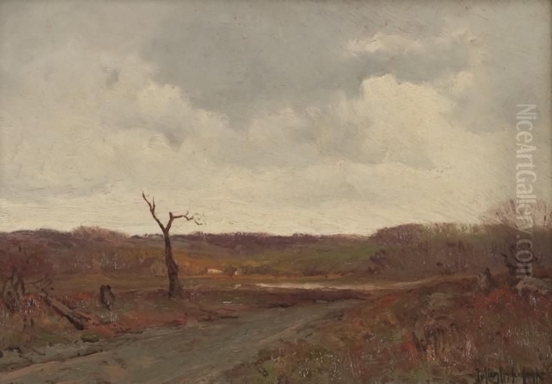 Gray Day, 
Sullivan 
Co Ny Oil Painting by Julian Onderdonk