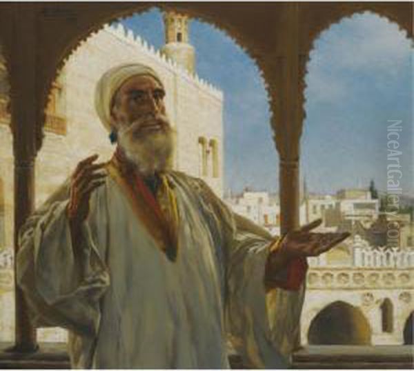 The Prayer Oil Painting by Karel Ooms