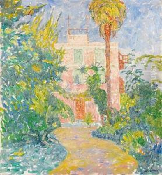 Garten In Sorrent Oil Painting by Walter Ophey