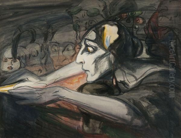 L'envie Oil Painting by Alfred Ost