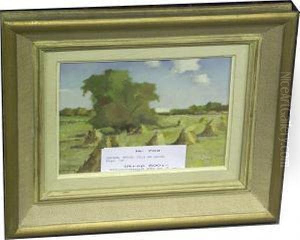 Sadesskylar. Oil Painting by Arvid Ostrom