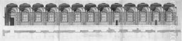 Die Loggien Im Vatican Oil Painting by Giovanni Ottaviani