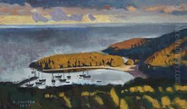 Suursaari Oil Painting by Oskari Paatela