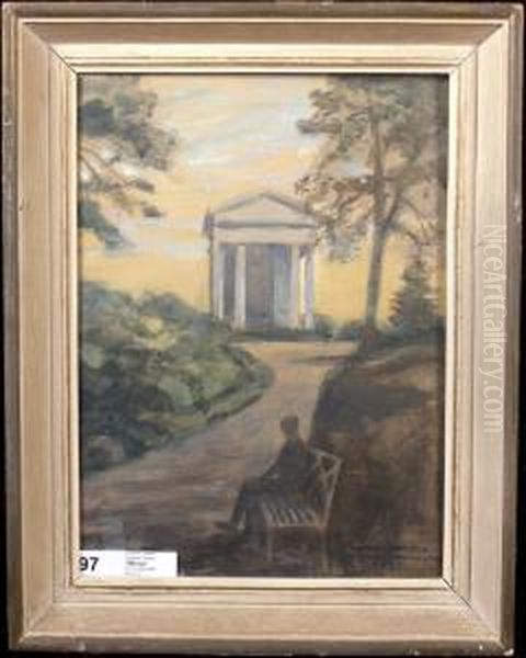 Untitled Oil Painting by Oskari Paatela