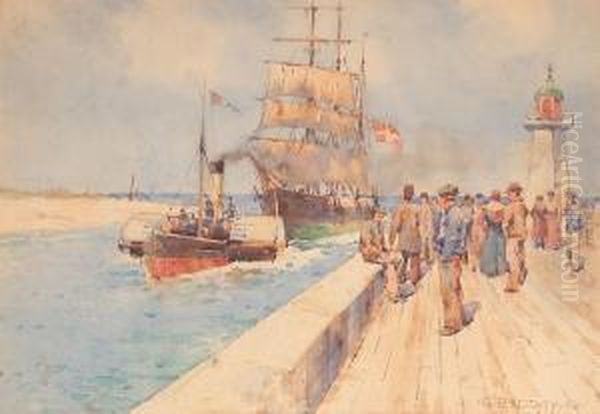 The Arrival Oil Painting by Charles Murray Padday