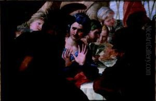 Il Banchetto Di Erode Oil Painting by Paolo Pagani