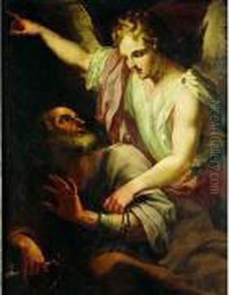 La Liberation De Saint Pierre Oil Painting by Paolo Pagani
