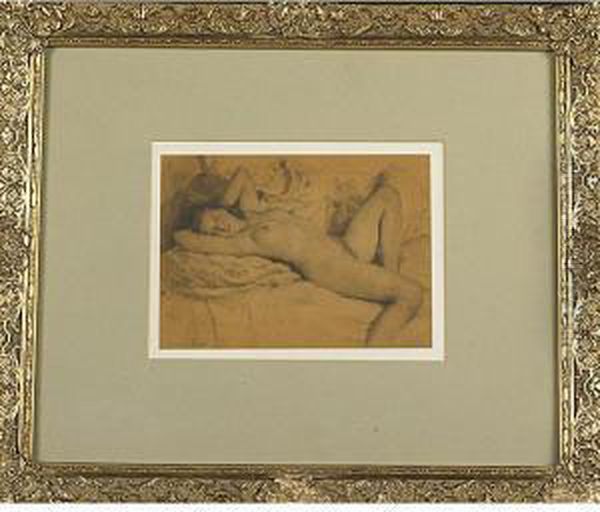 Reclining Nude Oil Painting by Lawton Silas Parker