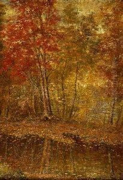 Southern Landscape Oil Painting by Marcus Sutton Parmelee