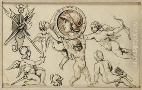 Composicion Oil Painting by Felix Parra