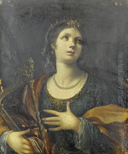 Saint Cecilia Oil Painting by Lorenzo Pasinelli