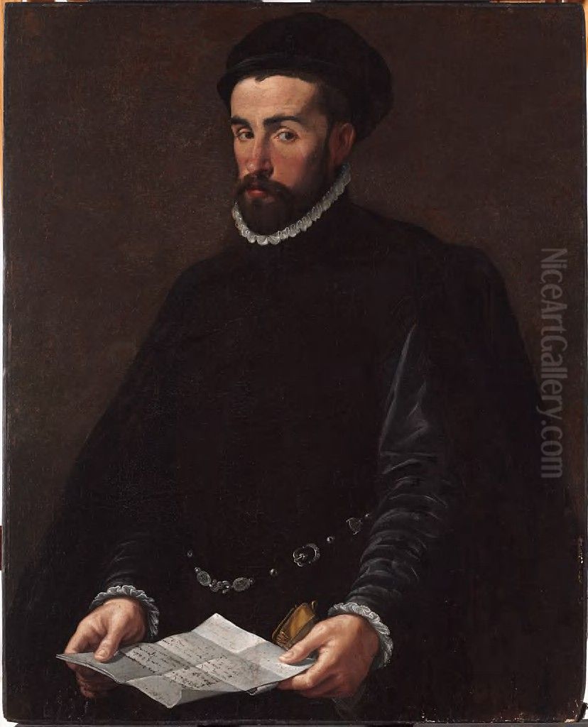 Portrait Of A Man Oil Painting by Bartolomeo Passarotti