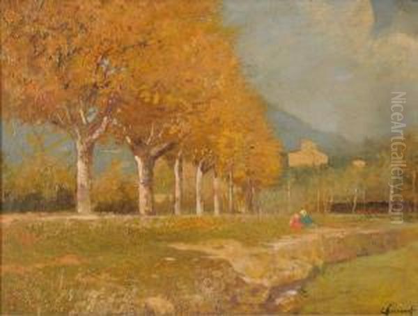 Sul Prato Oil Painting by Carlo Passigli