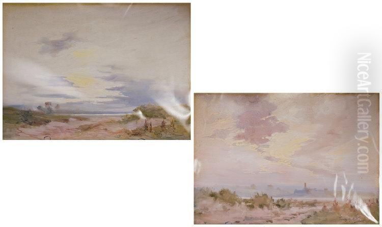 Sand Dunes Oil Painting by Emily Murray Paterson