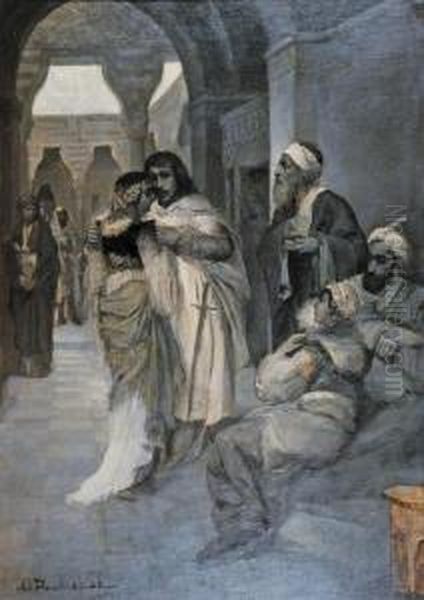 Sittah, Sultan I Natan Oil Painting by Waclaw Pawliszak