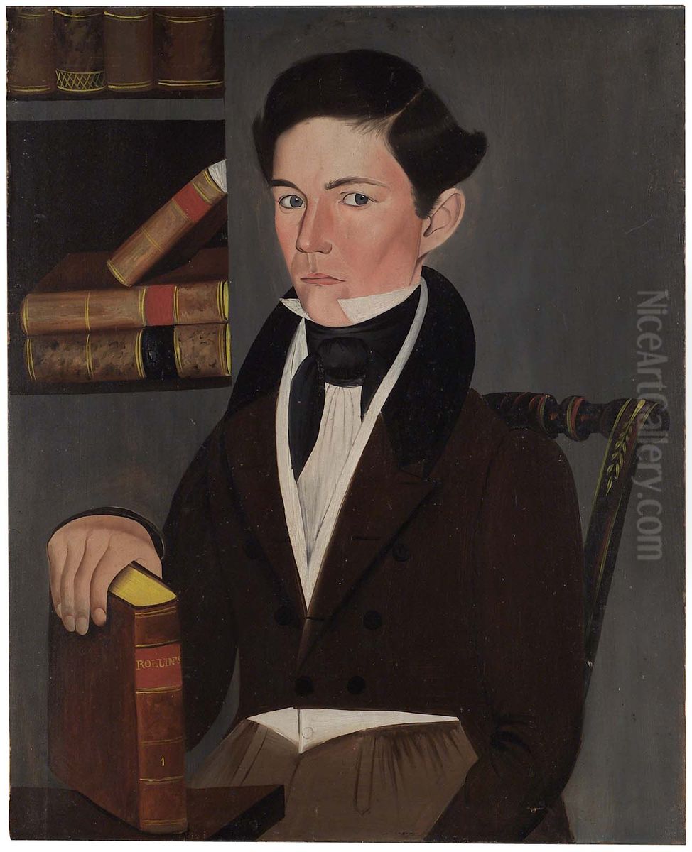 Portrait Of A Man Oil Painting by Sheldon Peck