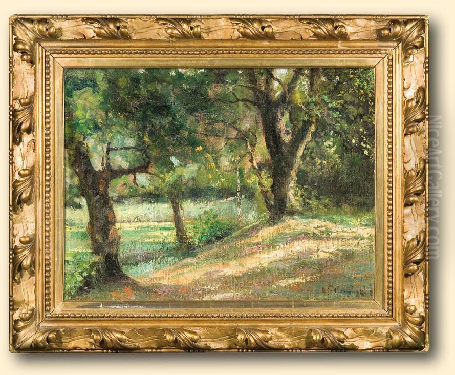 W Parku Oil Painting by Adam Pelczynski