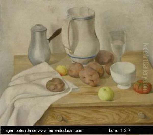 Senza Titolo Oil Painting by Santiago Pelegrin