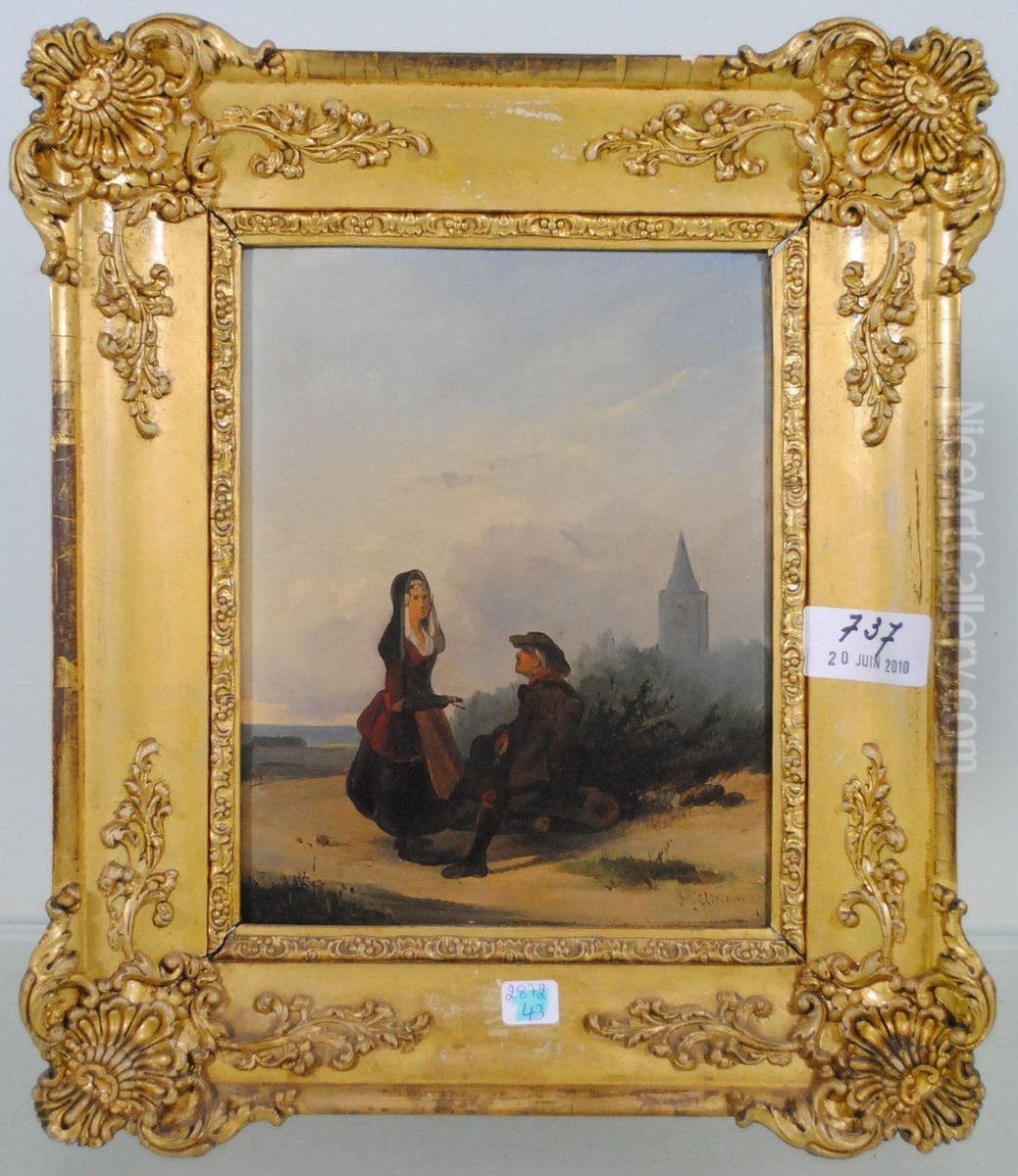 Untitled Oil Painting by Jacobus Pelgrom