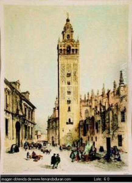 Sin Titulo Oil Painting by Genaro Perez Villaamil Y Duguet