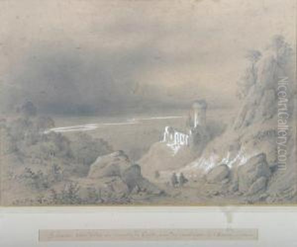 Souvenirs D'une Vallee Oil Painting by Pernot, Francois Alexandre