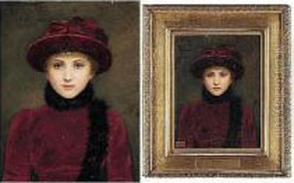 Kate ., S.w.a Oil Painting by Kate Perugini