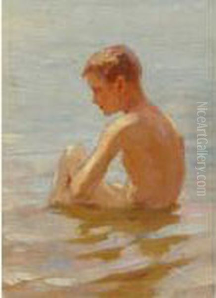 Ecole Russe Oil Painting by Bogdanov Belskiy N. Petrovic