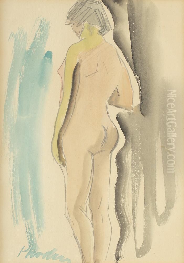 Studiu De Nud Oil Painting by Alexandru Phoebus