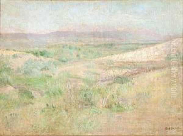 Landscape, Attica Oil Painting by Odysseas Phokas