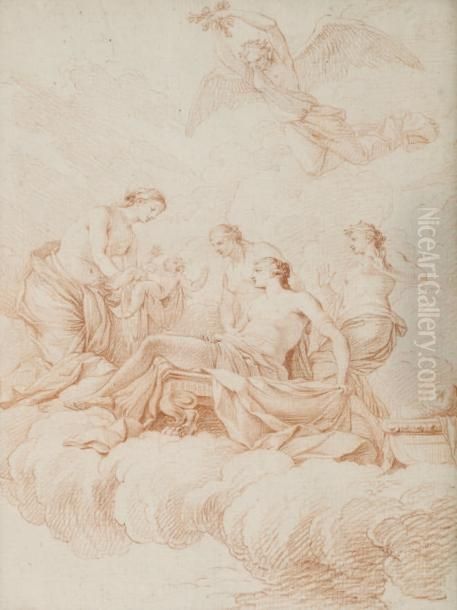 La Naissance De L'amour Oil Painting by Bernard Picart