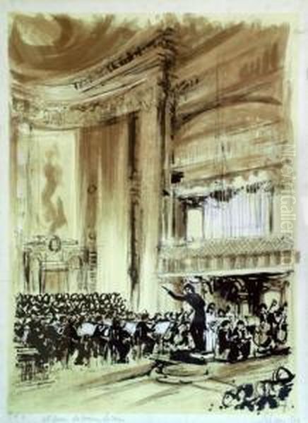 Il Concerto Oil Painting by Ettore Piccinini