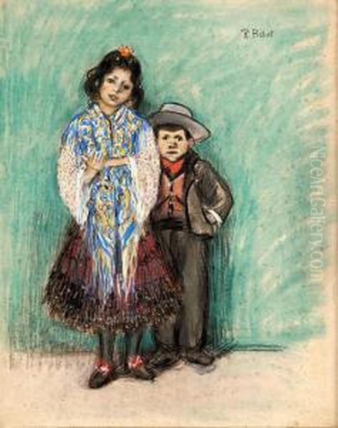 Gitanos Oil Painting by Ramon Pichot Giron&egrave;s