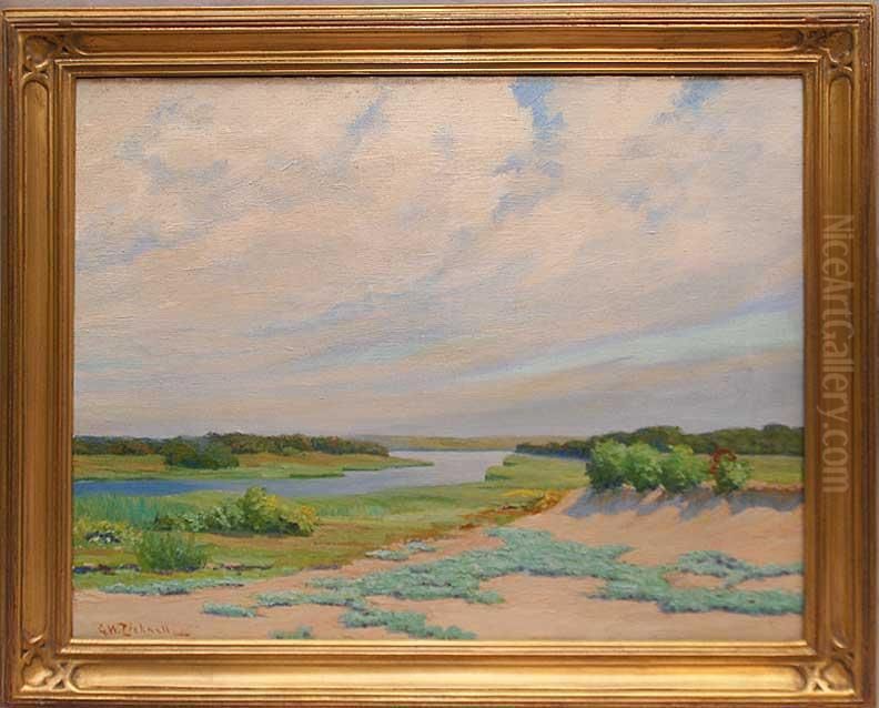Northern Landscape Oil Painting by George W. Picknell