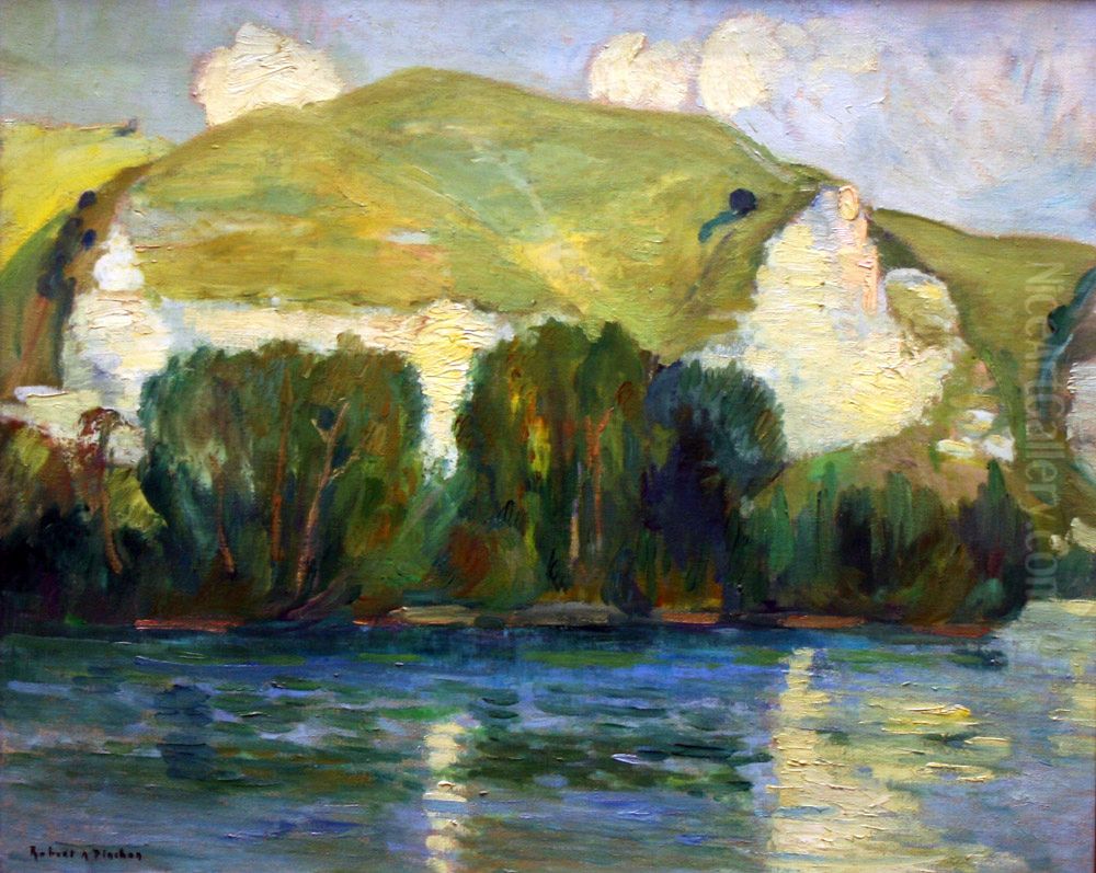 Falaises De Belbeuf Oil Painting by Robert Antoine Pinchon